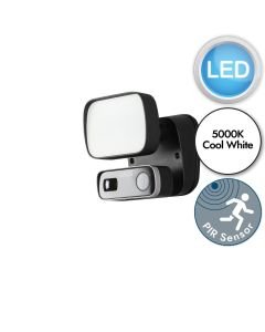 Konstsmide - Smartlight - 7867-750 - LED Black IP54 Outdoor Sensor Floodlight