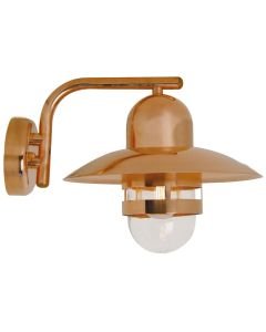 Nordlux - Nibe - 24981030 - Copper Clear Glass IP54 Outdoor Wall Light