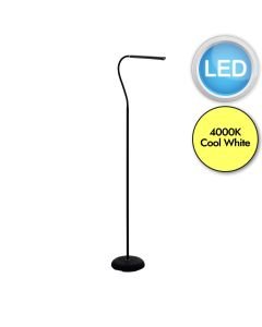 Eglo Lighting - Laroa - 96439 - LED Black Touch Floor Reading Lamp