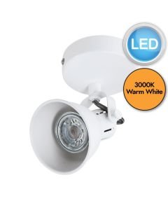 Eglo Lighting - Seras 1 - 98393 - LED White Spotlight