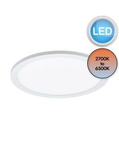 Eglo Lighting - Sarsina-A - 98207 - LED White Flush Ceiling Light