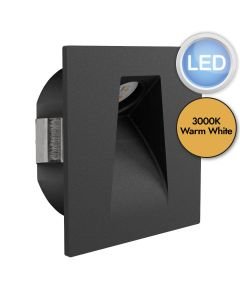 Eglo Lighting - Mecinos - 99644 - LED Black Recessed Ceiling Downlight