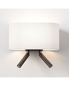 Astro Lighting - Venn - 1433006 & 5043002 - Bronze White Reading Wall Light