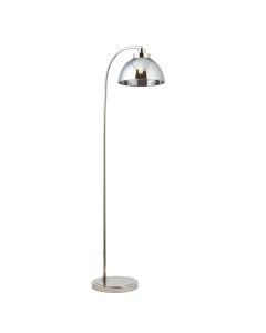 Endon Lighting - Caspa - 100045 - Nickel Mirrored Glass Floor Reading Lamp