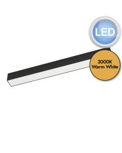 Eglo Lighting - Salitta - 900262 - LED Black White IP65 Outdoor Ceiling Flush Light