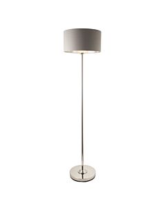 Endon Lighting - Highclere - 112570 - Nickel Charcoal Floor Lamp