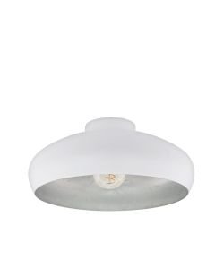 Eglo Lighting - Mogano - 94548 - White Silver Flush Ceiling Light