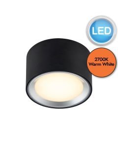 Nordlux - Fallon - 47540103 - LED Black Flush Ceiling Light