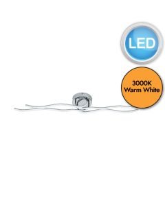 Eglo Lighting - Roncade - 31996 - LED Chrome White Flush Ceiling Light