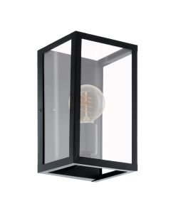 Eglo Lighting - Charterhouse - 49394 - Black Clear Glass Wall Light