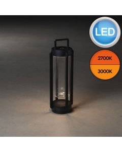 Konstsmide - Otranto - 7823-750 - LED Black IP54 Battery Outdoor Portable Lamp