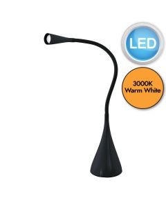 Eglo Lighting - Snapora - 94677 - LED Black Touch Task Table Lamp