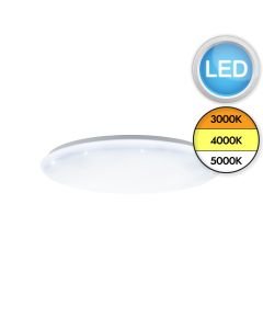 Eglo Lighting - Giron-S - 97542 - LED White Flush Ceiling Light