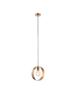Endon Lighting - Hoop - 90456 - Brushed Copper Ceiling Pendant Light