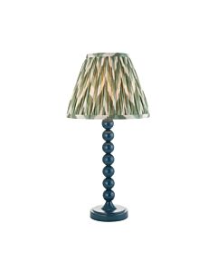 Endon Lighting - Higgledy & Zigzag 25cm - 114718 - Blue Green Table Lamp With Shade