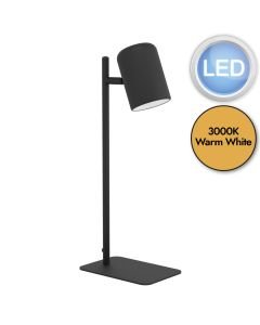 Eglo Lighting - Ceppino - 98855 - LED Black White Task Table Lamp