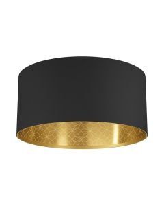 Eglo Lighting - Zaragoza - 900144 - Black Flush Ceiling Light