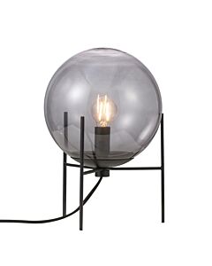 Nordlux - Alton - 47645047 - Black Smoked Glass Table Lamp