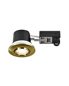 Nordlux - Umberto - 2210100035 - Brass IP44 Bathroom Recessed Ceiling Downlight