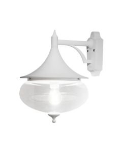 Konstsmide - Libra - 581-250 - White Outdoor Wall Light