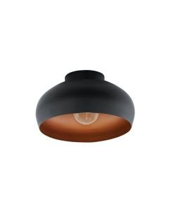 Eglo Lighting - Mogano 2 - 900555 - Black Copper Flush Ceiling Light