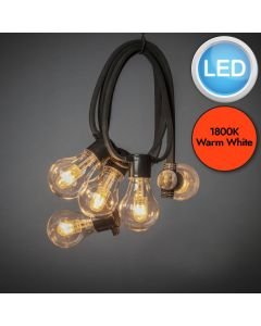 Konstsmide - Festoon LED light set 10 amber replaceable bulb - 2392-800EE