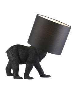 Endon Lighting - Barack Bear - 106787 - Black Table Lamp With Shade