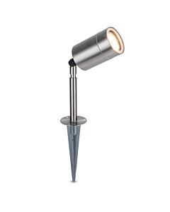 Lutec - Rado - 6611107001 - Stainless Steel Clear Glass IP44 Outdoor Spike Light