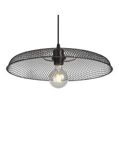 Cassidy - Large Black Mesh Easy Fit Metal Pendant Shade