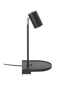 Nordlux - Cody - 2112001003 - Black Chrome USB Power Output Plug In Reading Wall Light