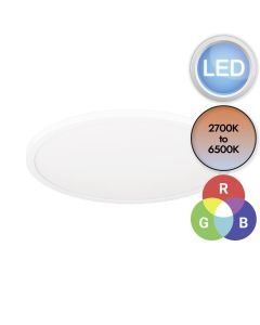 Eglo Lighting - Rovito-Z - 900087 - LED White Flush Ceiling Light
