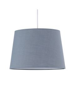 Grey Cotton 28cm Tapered Cylinder Pendant or Lamp Shade