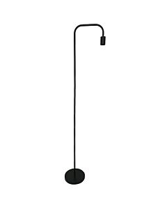 Leroy - Matt Black 151cm Exposed Bulb Floor Lamp