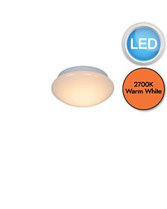 Nordlux - Montone 18 - 2015156101 - LED White IP44 Bathroom Ceiling Flush Light