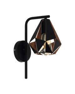 Eglo Lighting - Carlton 4 - 43057 - Black Antique Copper Wall Light