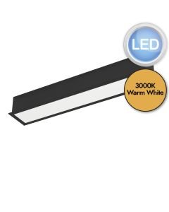 Eglo Lighting - Salitta - 900263 - LED Black White IP65 Outdoor Recessed Ceiling Light