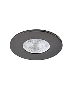 Saxby Lighting - Saxby ShieldONE 65 - 109807 & 113276 - Black Nickel Fixed Recessed Fire Rated Ceiling Downlight