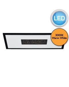 Eglo Lighting - Marmorata - 900561 - LED Black White Flush Ceiling Light