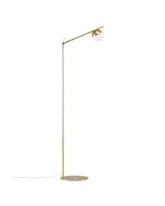 Nordlux - Contina - 2010994035 - Brass Opal Glass Floor Reading Lamp