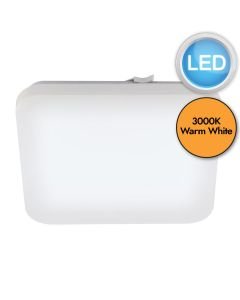 Eglo Lighting - Frania - 97885 - LED White IP44 Bathroom Ceiling Flush Light