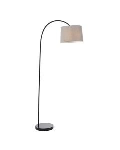 Endon Lighting - Carlson - 78163 - Black Grey Floor Lamp