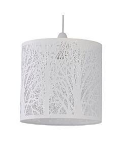 Forest - White Cut Out Pendant Shade