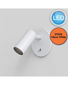 Astro Lighting - Micro - 1407006 - LED White Frosted Reading Wall Light