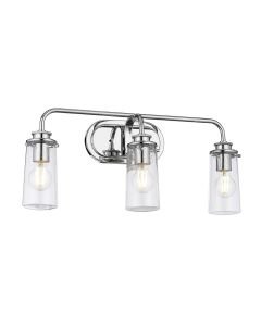 Quintiesse - QN-BRAELYN3-PC - Braelyn 3 Light Wall Light - Polished Chrome