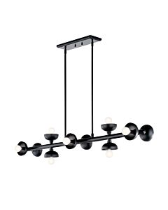 Kichler Lighting - Palta - KL-PALTA9-BK - Black 9 Light Ceiling Pendant Light