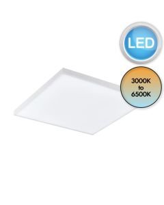Eglo Lighting - Turcona-CCT - 99833 - LED White Flush Ceiling Light