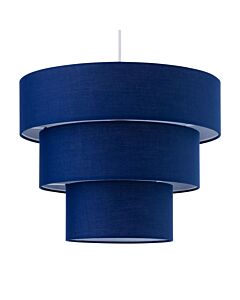 Barty - Navy Blue 38cm Tiered Pendant Shade