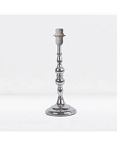 Chrome Stick Table Lamp Base with Decorative Stem