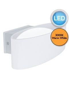 Eglo Lighting - Chinoa - 98709 - LED White Clear IP54 Outdoor Wall Washer Light