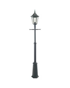 Norlys Lighting - Valencia Grande - VG5-BLACK - Black Clear IP54 Outdoor Lamp Post
